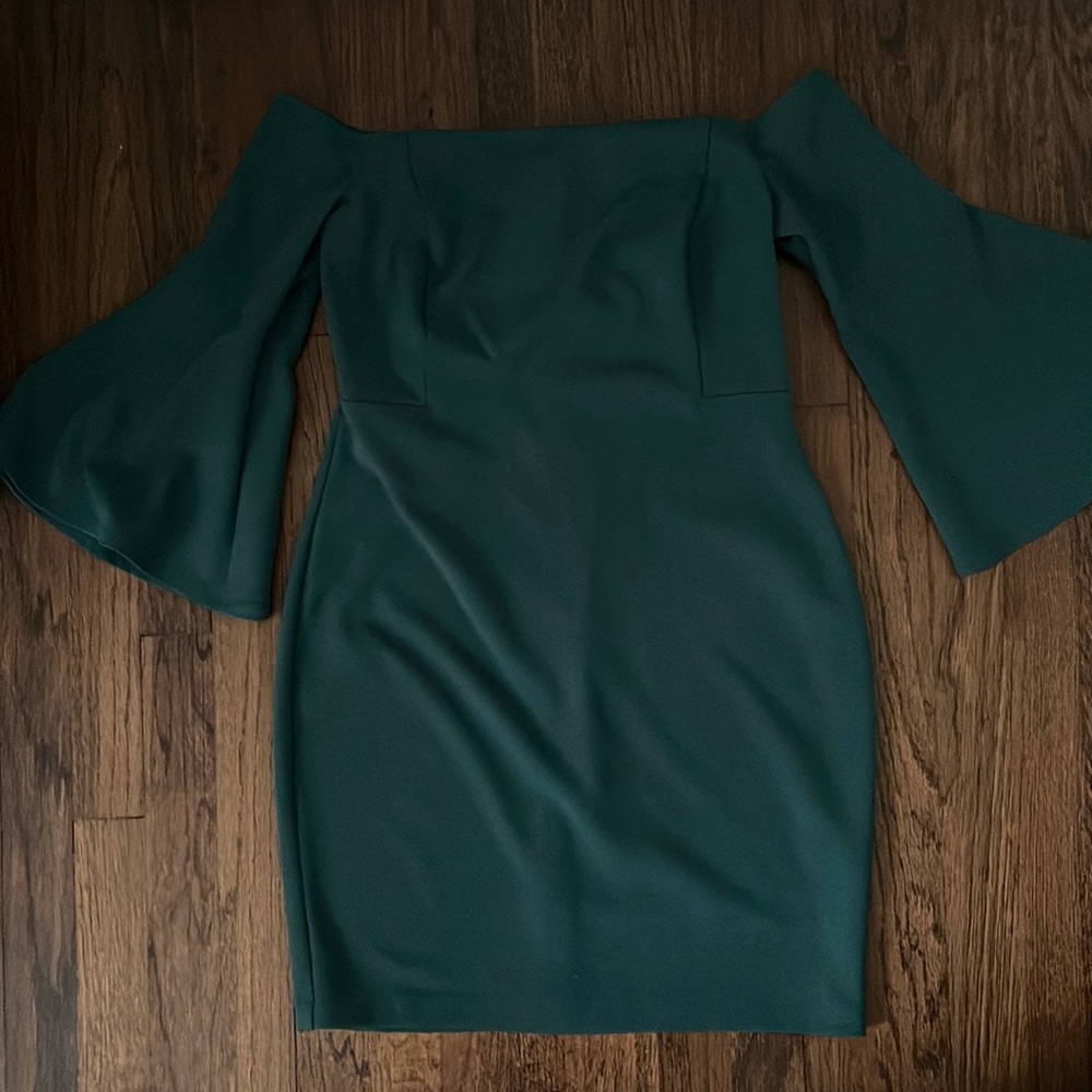 Emerald Strapless Dress